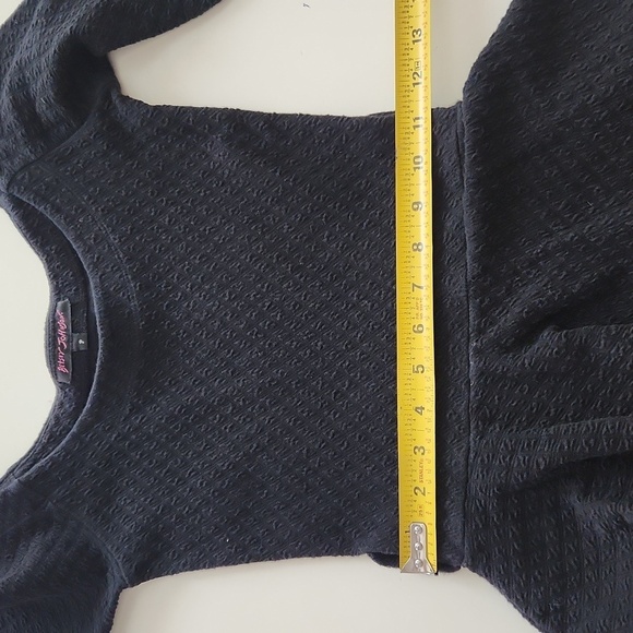 Vintage Betsey Johnson Peplum Pencil Dress black small - Picture 10 of 11